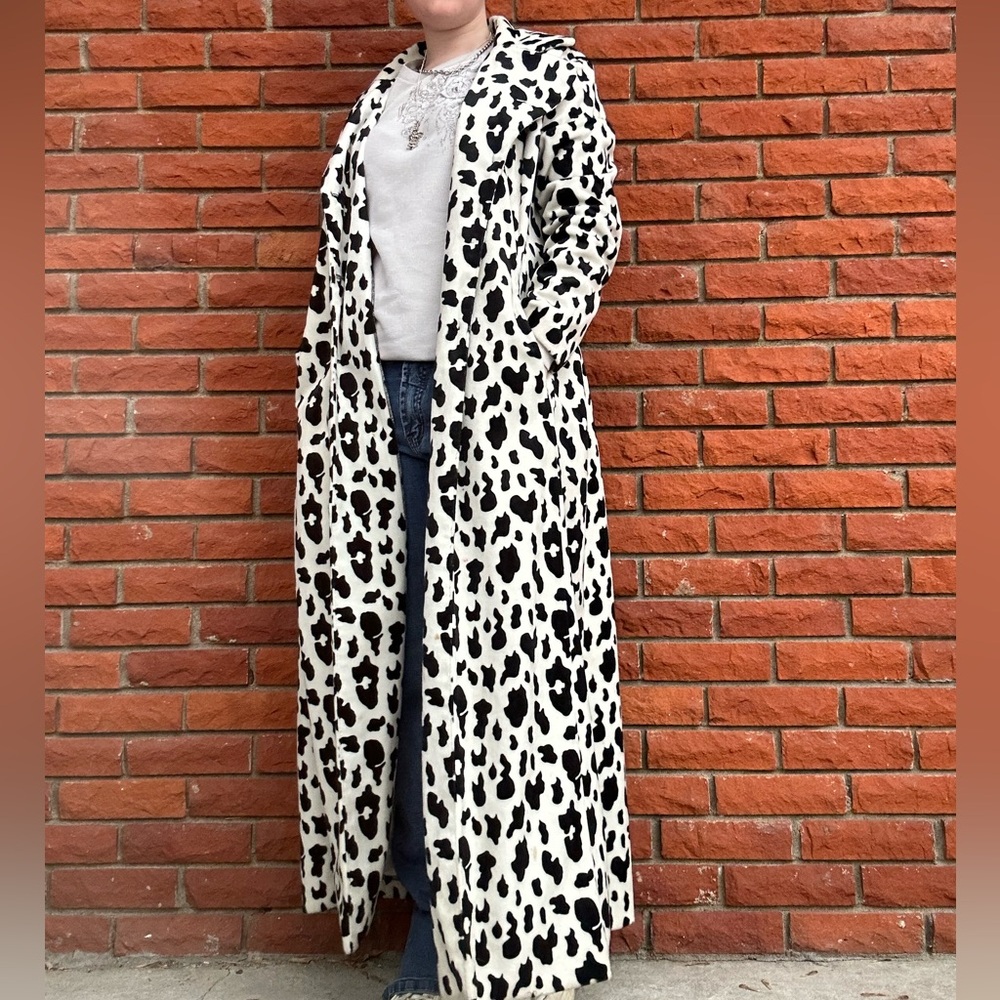 Y2K leopard print overcoat - Picture 8 of 11